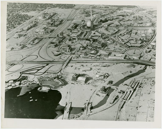 Fairgrounds - Views - Aerial - Site in snow
