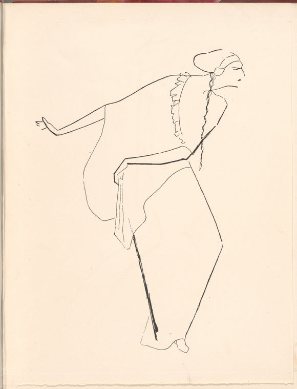 Ida Rubinstein drawing