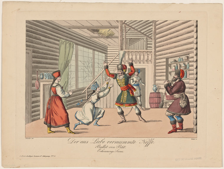 Der aus Liebe vermummte Neffe: Ballet von Petit, Erkennungs-Scene
