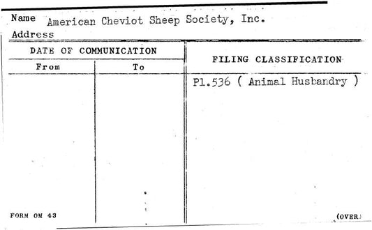 American Cheviot Sheep Society, Inc.