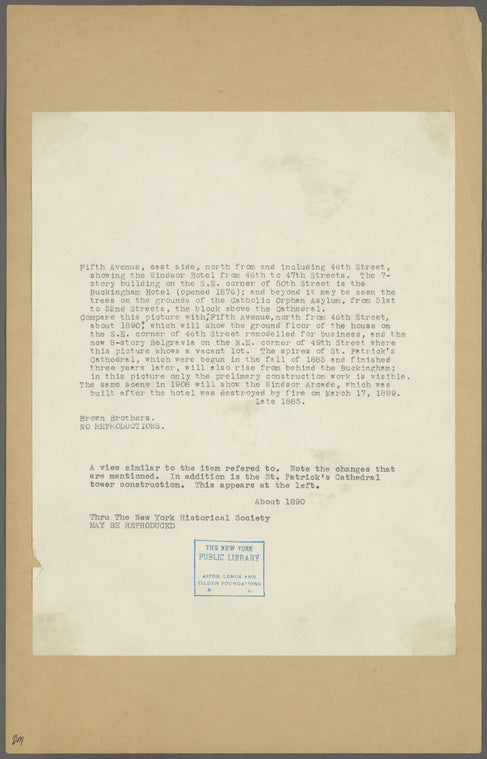 Manhattan: 5th Avenue - 46th Street