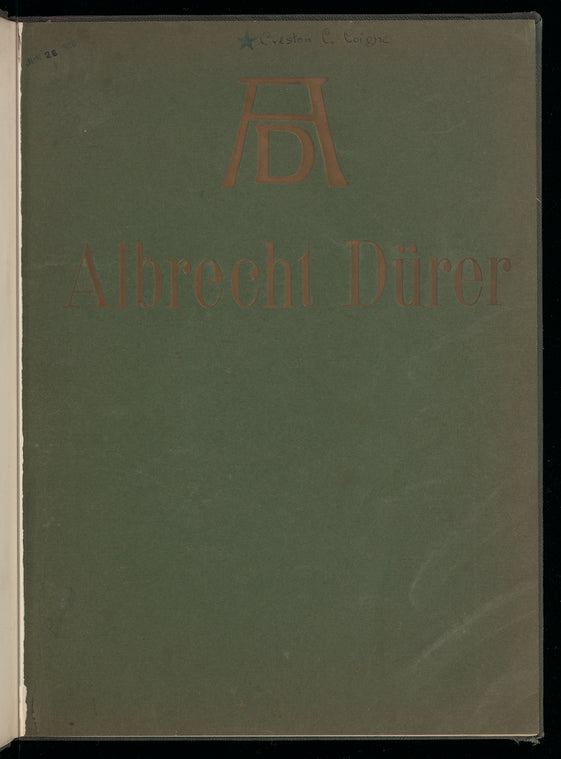 Albrecht Dürer: Lia vivo kaj elekto el liaj verkoj. Kun klarigoj de la apartaj folioj