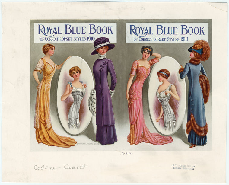Royal blue book of correct corset styles 1910