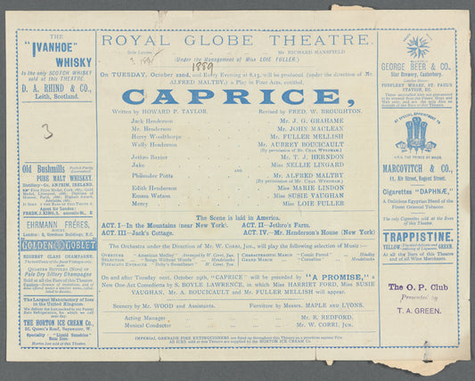 Caprice - Royal Globe Theatre