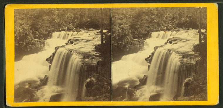 Middle Falls of the Wallenpaupeck, from Hemlock Ledge.