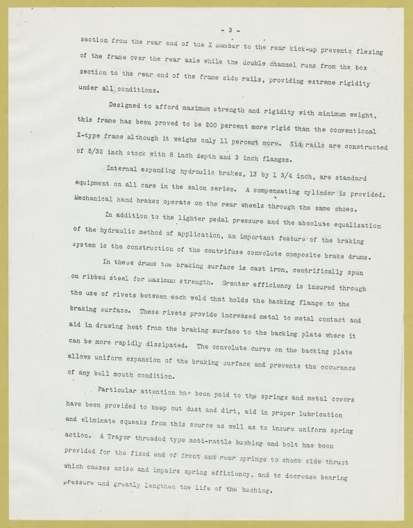 Auburn announces thee complete lines of straight eights.(News Release 1933)