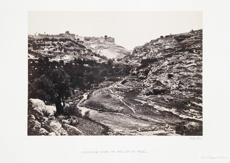 Jerusalem, from the Well of En-Rogel