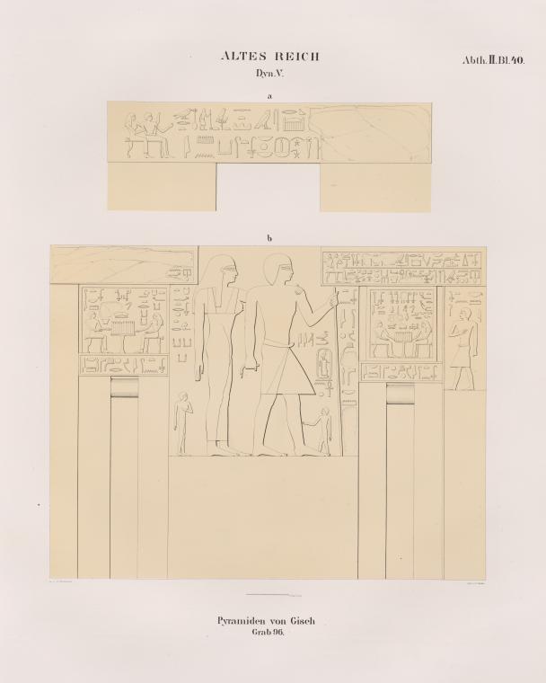 Dynastie V. Pyramiden von Giseh [Jîzah], Grab 96.