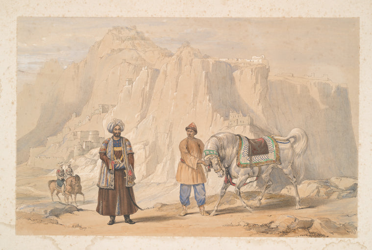 Castle of Zohauk-i-Maran; the British commandant of Shah Shoojau's second Janbaz cavalry, and Affghan troopers of the corps