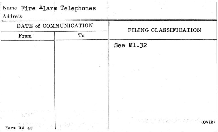 Fire Alarm Telephones