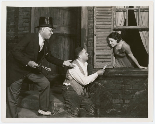 J. Rosamond Johnson, Todd Duncan and Anne Brown in the stage production Porgy and Bess