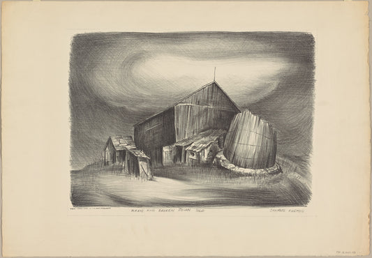 Barn and Broken Down Silo