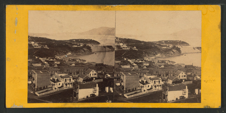 The Heads; Entrance to the Bay of San Francisco; Golden Gate in the distance.
