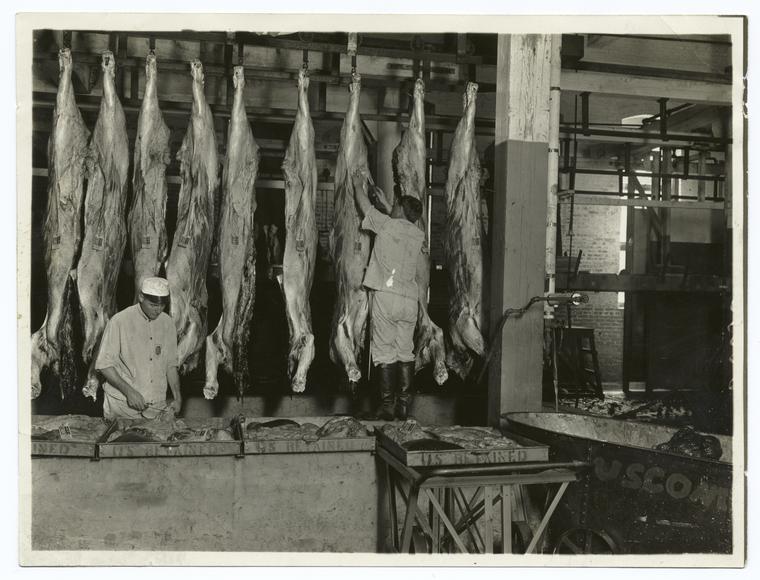 Meat Inspection at the Packing House.