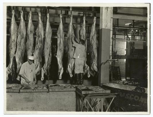 Meat Inspection at the Packing House.