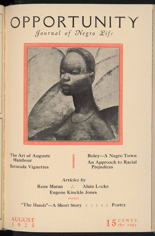 Opportunity: journal of Negro life