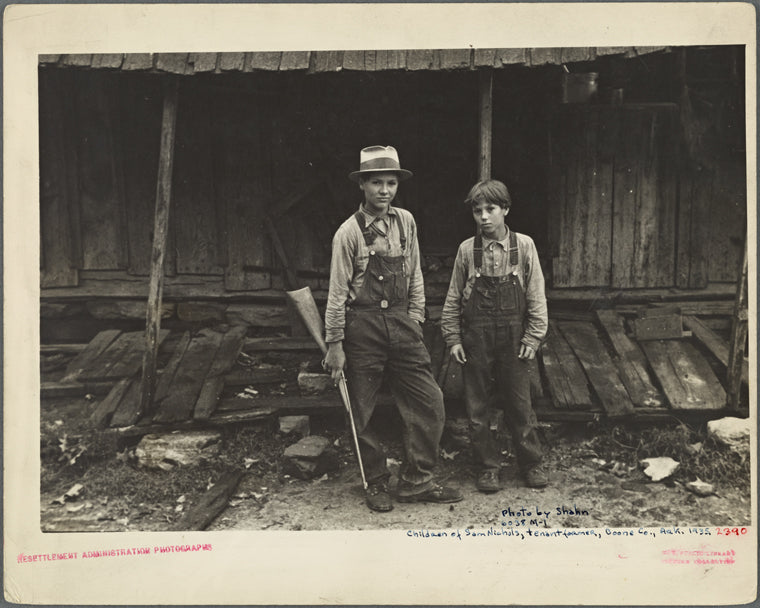 Children of Sam Nichols, [Boone County,] Arkansas tenant farmer
