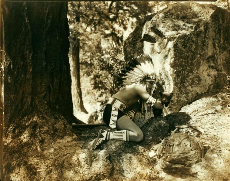 Ted Shawn in Thunderbird costume.