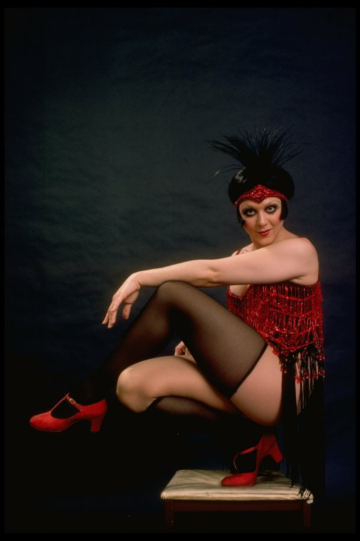 Actress Lenora Nemetz as Velma Kelly in publicity shot fr. the Broadway production of the musical "Chicago." (New York)