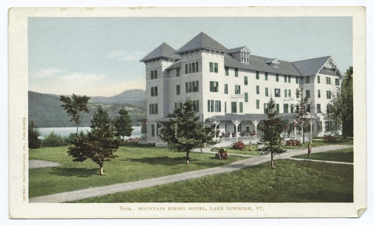 Mountain Spring Hotel, Lake Dunmore, Vt.