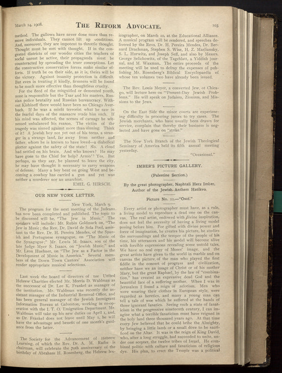 The Reform advocate