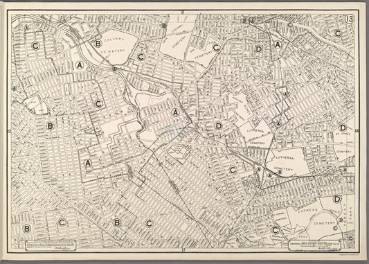 Area District Map Section No. 13