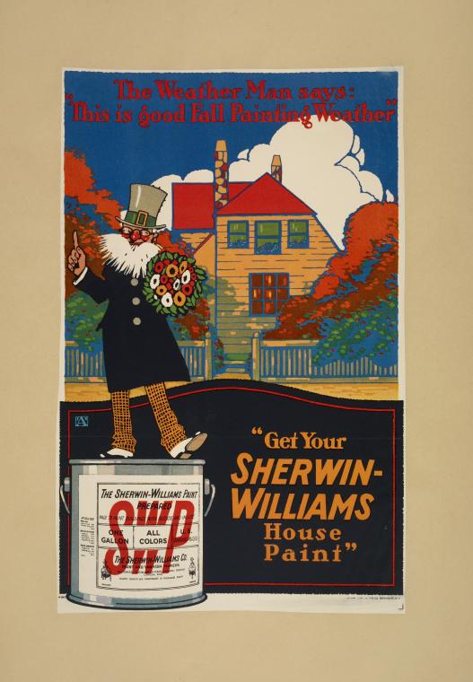 The weather man says: 'this is good fall painting weather.'