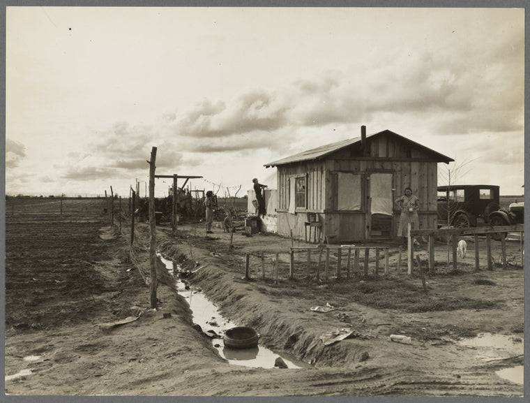 "Home" of a migrant worker's family. Kern County, California. Lately came from Oklahoma