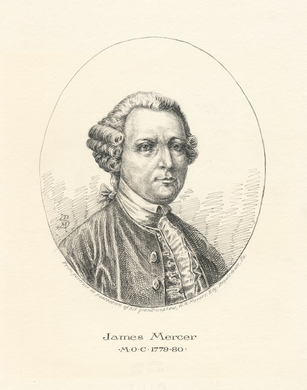 James Mercer, M.O.C. 1779-80.