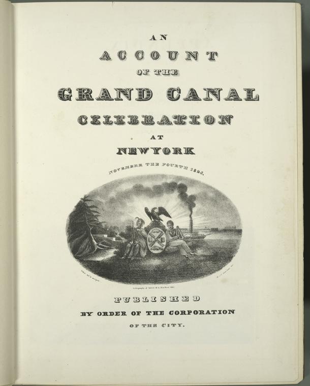An account of the Grand Canal celebration at New York November the fourth 1825.