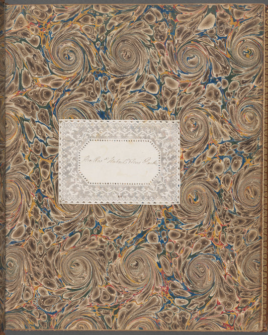 Manuscript bookplate of “The Rev.d Hubert Thos. Parker”