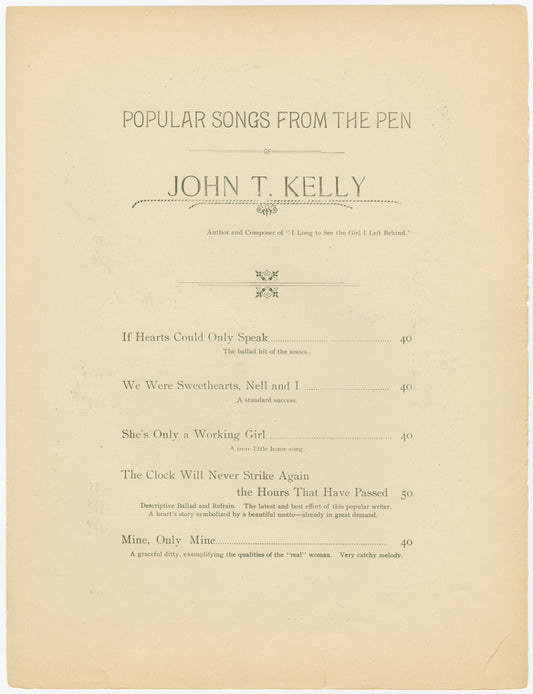 Olcott's home song