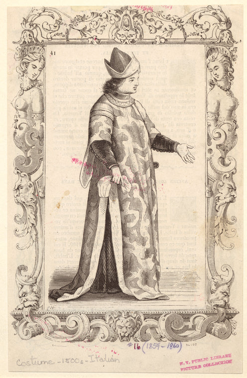 Man, Italy, 16th century