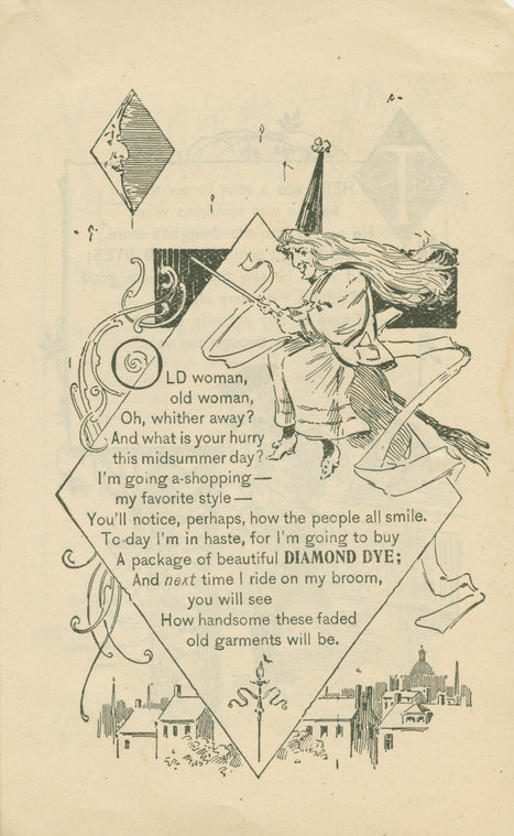 Diamond Dyes nursery rhymes pictorial.