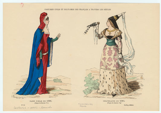 Dame noble en 1386 ; Chatelaine en 1395