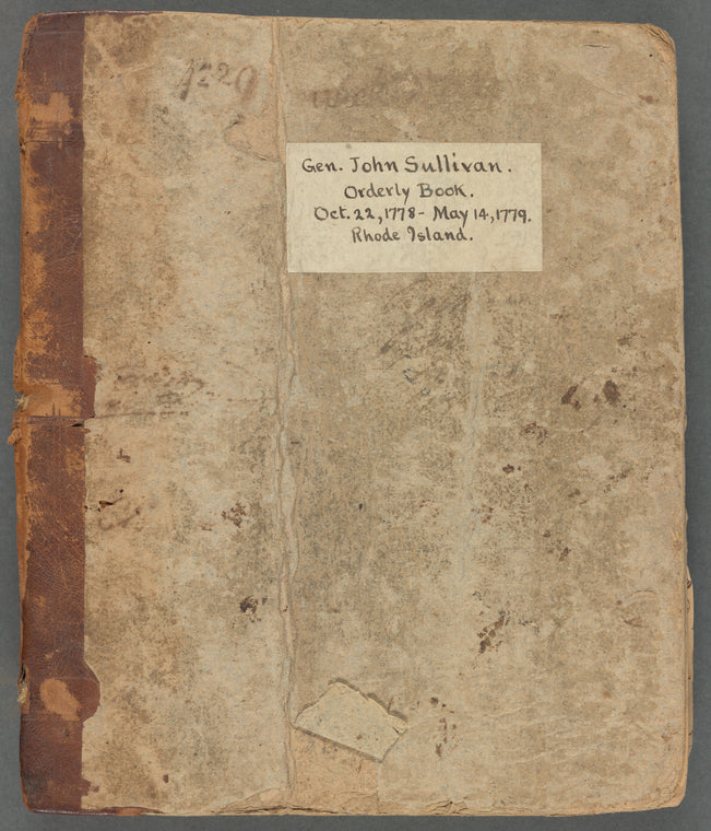 Rhode Island orderly book
