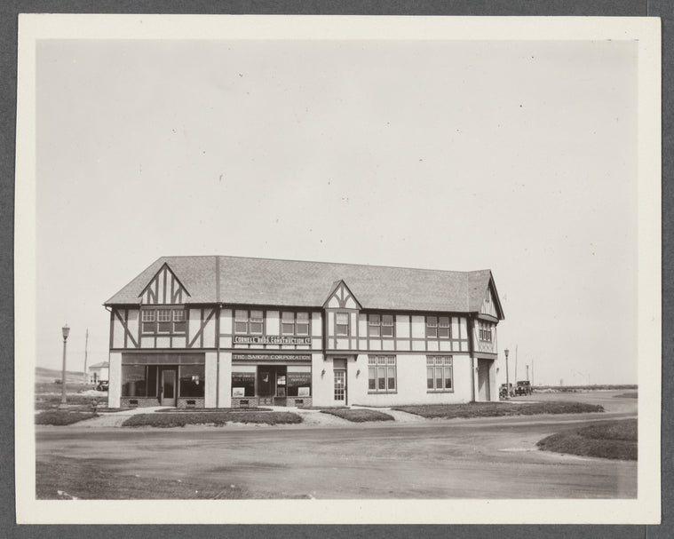 Building erected for Bank. Oceanside. Montauk, East Hampton