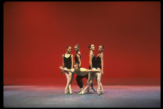 New York City Ballet production of "The Four Temperaments" (filming in Nashville, Tennessee for Dance in America) with Adam Luders, Maria Calegari, Nina Fedorova, Linda Homek, Garielle Whittle, choreography by George Balanchine (Nashville)