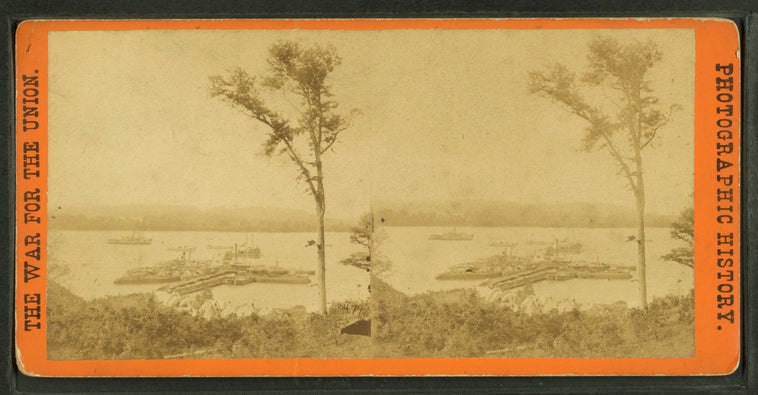 A picturesque view of Belle Plain Landing, James River.