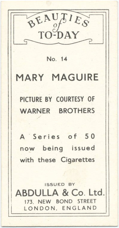 Mary Maguire.
