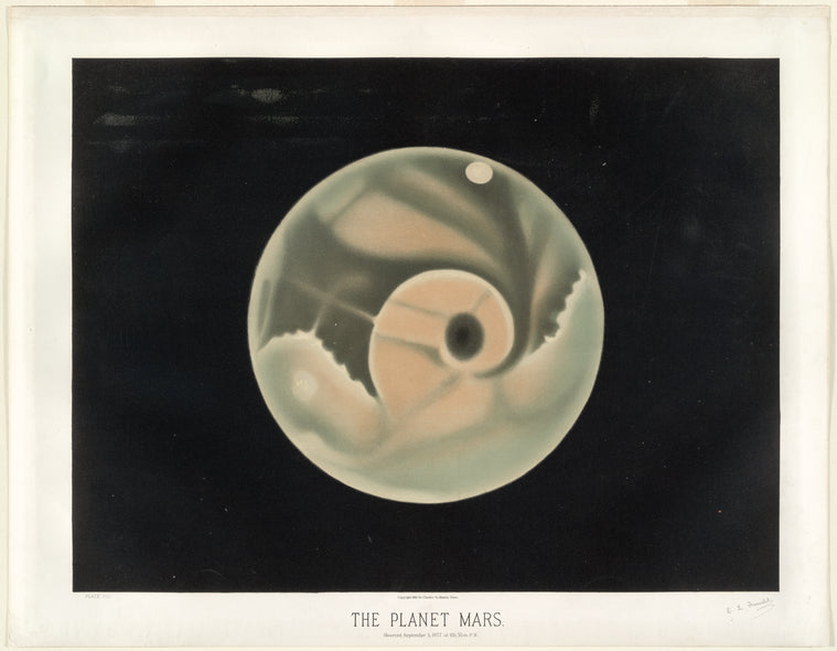 The planet Mars: Observed September 3, 1877, at 11h. 55m. P.M.