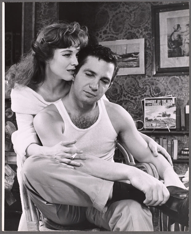 Patricia Roe and Ben Gazzara in the stage production The Night Circus