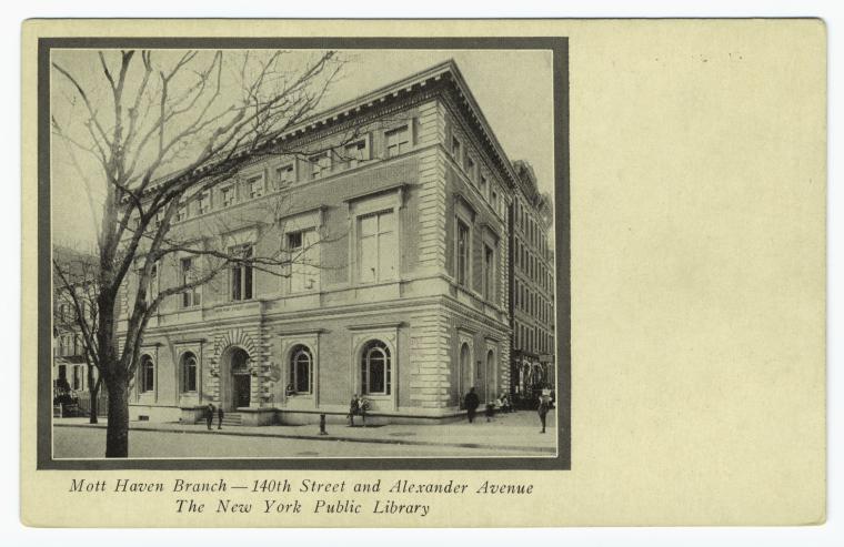 Mott Haven Branch--140th Street and Alexander Avenue, The New York Public Library