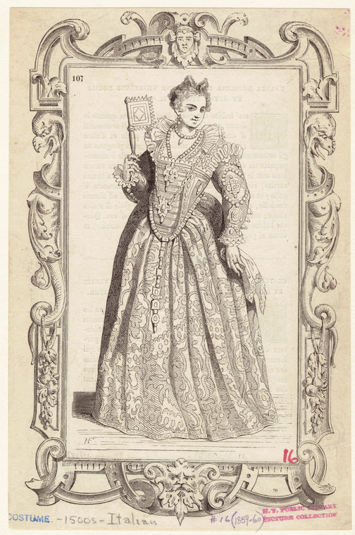 Italian woman, sixteenth century