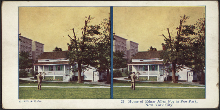 Home of Edgar Allen Poe in Poe Park, New York City.
