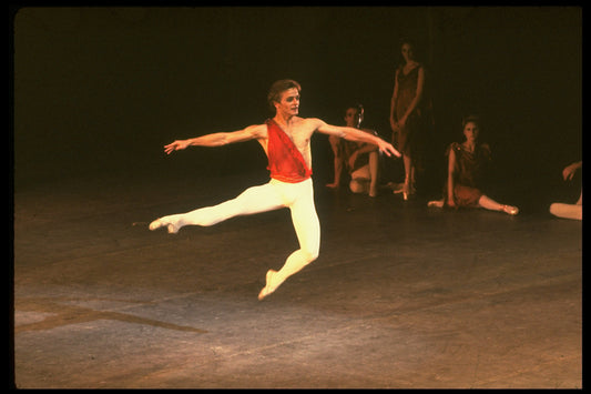 New York City Ballet production of "The Four Seasons" with Mikhail Baryshnikov, choreography by Jerome Robbins (New York)