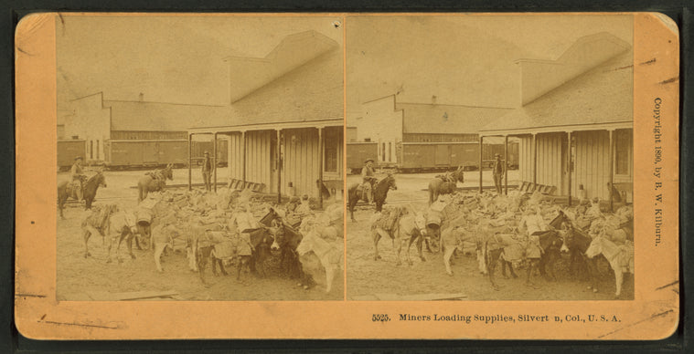 Miners loading supplies, Silverton, Col., U.S.A.