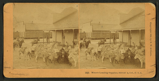 Miners loading supplies, Silverton, Col., U.S.A.