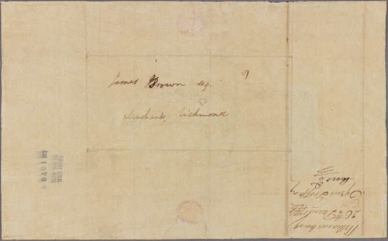 Letter to James Brown, Richmond