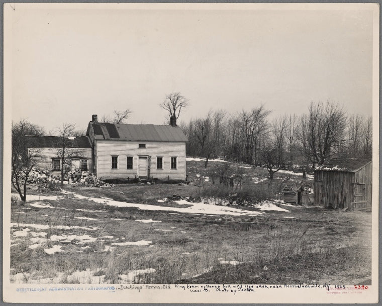 King farm optioned for wild life area, near Rensselaer, New York.
